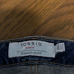 Torrid Dark Blue Denim Jeans